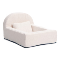 Lit pour Chien Moderne et Luxueux Yangyangpet, Carré en Mousse Solide Respirante en Polyester, Couchage de Type Guimauve pour Animaux, Caisse de Transport pour Chien