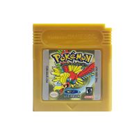 Cartouche de jeu vidéo 16 bits pour console Pokémon, compatible avec Game Boy, versions Rouge, Bleu, Cristal, Or, Vert, Argent, Jaune