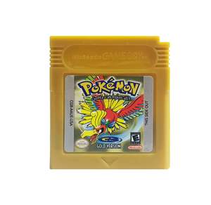 Pour Pokemon 16 bits jeu cartouche vidéo carte Console pour Gameboy Compatible <span class=keywords><strong>rouge</strong></span> <span class=keywords><strong>bleu</strong></span> cristal doré vert argent <span class=keywords><strong>jaune</strong></span> Versions - Product Image 5