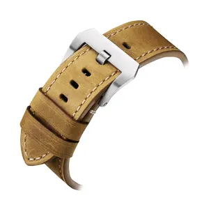 Montre mécanique automatique pour homme Fashion <span class=keywords><strong>Parnis</strong></span> 38 mm, boîtier argenté, bracelet en cuir 20 mm, bracelet en métal, étanche 5 bars - Product Image 6