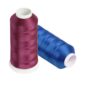 Vente en gros de fil collé en nylon texturé 100% motif teint haute ténacité pour fil de polyester dans la couture de vêtements - Product Image 4