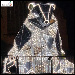 Décorations lumineuses LED d'extérieur motif ours pour les fêtes de Noël 2027 - Product Image 4