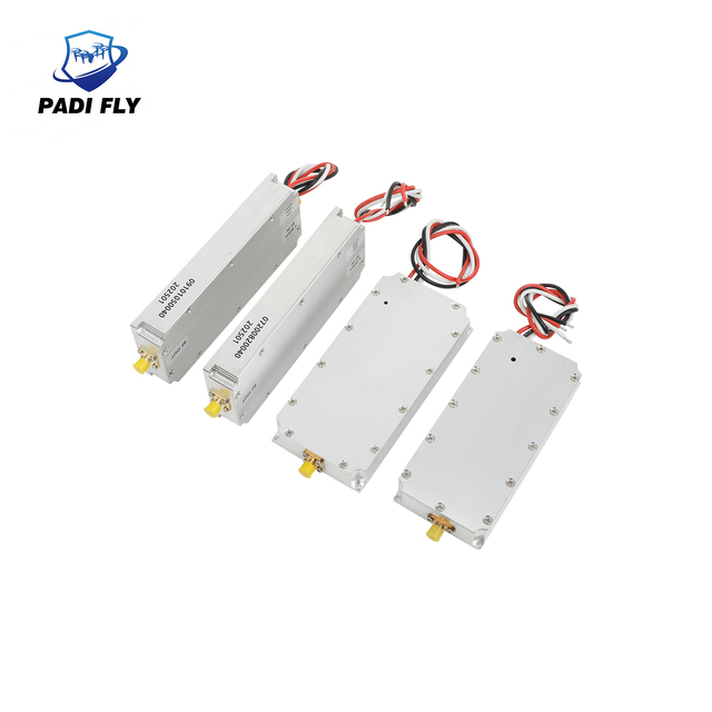 Customized 10W to 100W RF Power Multi-Band Amplifier Modules 1.5 VSWR 10-1000m Radius for Handheld Anti-Drone Alarm Systems
