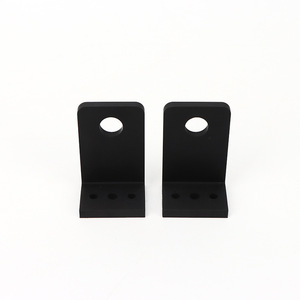 Electromagnetic Pump Support Frame JP1 Series Plastic L Shaped <b>Bracket</b> Durable <b>Black</b> Mounting <b>Bracket</b> For Self Priming Pump - Product Image 2