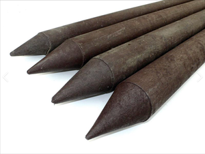 Poteau de clôture en plastique solide recyclé en usine à bas prix - Product Image 1