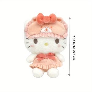 Abd 3-5 gün hızlı teslimat Hellokitty ve arkadaşlar 8 'pijama Hellokitty peluş oyuncak pembe sevimli yumuşak bebek dolması hayvan oyuncak şekil - Product Image 2
