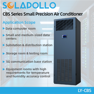 Climatiseur de précision 17,2 kW pour station de base 5G et salle de stockage, 380 V triphasé, chauffage PTC, R410A, unité de refroidissement sur pied - Product Image 1
