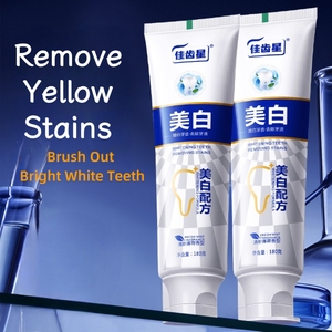 Dentifrice blanchissant à l'<span class=keywords><strong>acide</strong></span> <span class=keywords><strong>hyaluronique</strong></span> menthe biologique naturel haleine fraîche réduire la plaque bactérienne buccale Dentifrice blanchissant - Product Image 1