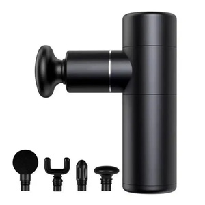 Mini Pistola de Masaje, Masajeador Muscular Vibratorio, Dispositivo de Masaje Inalámbrico de Aleación de Aluminio con 4 Cabezales - Product Image 6