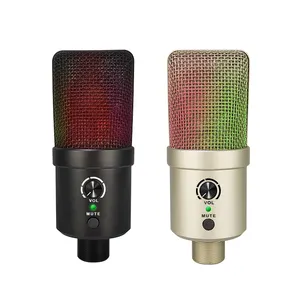 Censreal OEM RGB Mikrofon Mikrofon Kondensator Youtube Podcast Gaming Vocal Dynamisches Mikrofon Studio Stand USB Mini Für PC