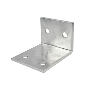 Équerre d'angle en acier galvanisé à chaud de qualité supérieure, robuste, pour la réparation de meubles en <span class=keywords><strong>bois</strong></span> et les projets extérieurs - Product Image 2