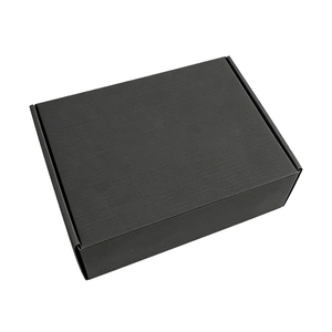 Boîtes d'emballage personnalisées en carton ondulé rigide, impression sur papier noir, pour envoi postal, <span class=keywords><strong>livraison</strong></span>, emballage avec logo - Product Image 1