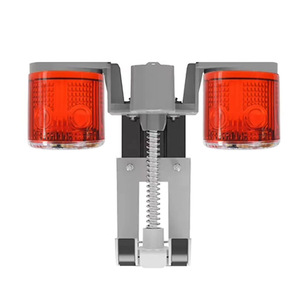 Feu de signalisation solaire ZH9109 à LED, rouge, IP65, pour lignes de transmission d'énergie - Product Image 2