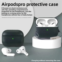 Étui de protection intégral en similicuir pour écouteurs sans fil AirPods Pro 2/3 et AirPods 1/2/3