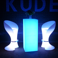 Lampe de table LED rechargeable moderne à couleurs changeantes pour cocktails, idéale pour les bars, les discothèques et les centres commerciaux