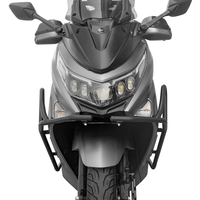Protection de moteur avant et arrière en acier à haute teneur en carbone, antirouille, durable, avec placage électrolytique noir, pour moto UHR150