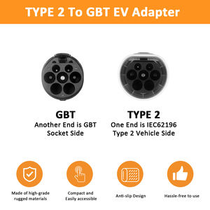 32A tek fazlı üç fazlı avrupa standardı EV BYD şarkı Tang için şarj adaptörü tip 2 GB/T - Product Image 6