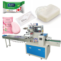 Machine d'emballage alimentaire automatique avec étiquetage et emballage sous film pour gâteaux, pains, bonbons et plus
