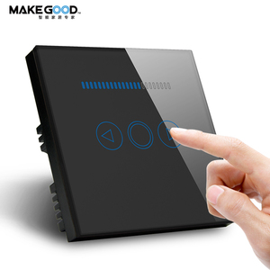 Makegood Chất Lượng Cao Anh Tiêu Chuẩn Rf433mhz Điều Khiển Từ Xa Chuyển Đổi Ánh Sáng Dimmer Chuyển Đổi Với Cảm Ứng Nút Thủy Tinh - Product Image 5