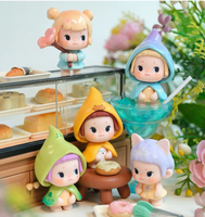 Figurines PVC Bonini de la série d'aventure Songsong, boîte mystère de la marque haut de gamme Bu Er, jouets anti-stress de bureau