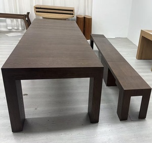 Table transformable pour la maison et l'hôtel, meubles multifonctions extensibles, la table d'angle <span class=keywords><strong>peut</strong></span> être transformée en table à manger de 3 m - Product Image 2