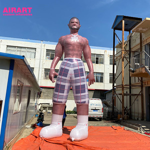 Custom <strong>Giant</strong> Inflatable Muscle Man Mascot, <strong>Bodybuilder</strong> Prop, Fitness Figures Balloon - Product Image 6