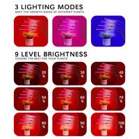 Lampu LED Spektrum Penuh USB 5V untuk Tanaman Indoor 10W 20W 30W 40W 50W, Lampu Phyto untuk Tanaman, Bunga, Rumah Kaca, Hidroponik, Bibit