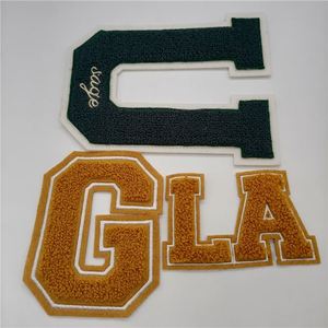 High Quality Wholesale Chenille <b>Letter</b> Patches <b>Stick</b> <b>on</b> Patch Logo Embroidery Iron <b>on</b> Chenille Patches <b>Letters</b> - Product Image 1