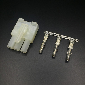 Conector automotriz de paso de 6.7 mm, carcasa de plástico de 3 orificios, macho y hembra, 3191-3PF/3191-3R - Product Image 5