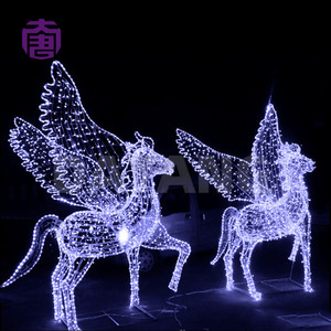 Decorative Christmas Carriage LED <b>Light</b> Display for Theme Park Plaza Garden and Seasonal Festival Decoration - Product Image 6
