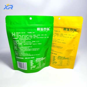 Feuille d'aluminium personnalisée en usine Fouch Stand up sac en plastique étanche à l'humidité fermeture éclair sac d'emballage Mylar Ziplock sac d'emballage - Product Image 3