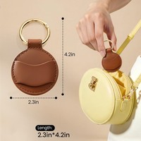 Pochette porte-chapeau magnétique en cuir PU personnalisée OEM, support de chapeau à clip, accessoire pour sac à dos de voyage et sac à main