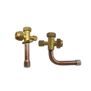 Portable Air conditioner spare parts refrigerator 1/4" copper tube access valve hydraulic accumulator charging valve