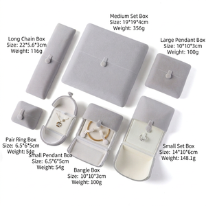 EVERWIN Custom <b>Jewelry</b> Box Elegant <b>Jewelry</b> Gift <b>Boxes</b> Velvet Lining Rings Earrings <b>Necklaces</b> Bangle <b>Jewelry</b> Packaging Box - Product Image 4