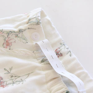 Pijama de maternidad para mujer, conjunto de <span class=keywords><strong>manga</strong></span> <span class=keywords><strong>larga</strong></span> de fibra de bambú para amamantar, ropa de dormir - Product Image 4