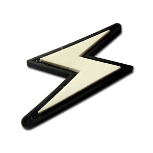 ตราสัญลักษณ์ PVC ยางแบบติดเอง ลายสายฟ้า สำหรับติดแขนเสื้อ กระเป๋าเป้สะพายหลัง - Product Image 5