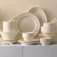 Nouvelle assiette à poisson en céramique personnalisée de 10/12 pouces pour la vaisselle de mariage, assiette en céramique blanche pour les plats de restaurant, vaisselle en céramique