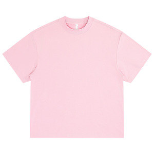 T-shirt oversize à épaules tombantes et col rond pour homme Streetwear Blank Custom Design T-Shirt - Product Image 1