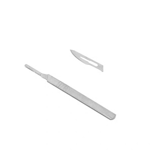 Cuchillo quirúrgico de acero inoxidable, mango tamaño 34, hoja tamaño 11 y 23, cuchillo multiusos, cuchillo para tallar, para pantalla de teléfono móvil - Product Image 2