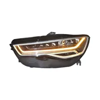 Lampu Depan Mobil LED Lampu Siang Hari Lampu Sinyal Belok Otomatis Lampu Kabut Lampu Depan LED Rakitan Lampu Depan LED untuk Lampu Depan A6 C7