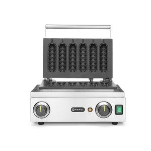HENDI 230V/1550W <b>Waffle</b> <b>Maker</b> 390x378x(H)229mm Corn Dog Piastra - Product Image 1
