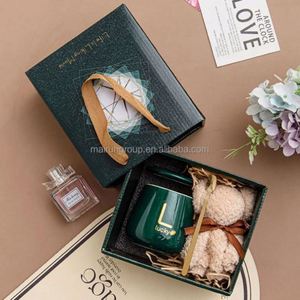 Promotional Women's Wedding/Bridesmaid Gift Box Set Personalized Nylon Towel <b>Mug</b> Cup for Valentine's Day New Year - Product Image 5