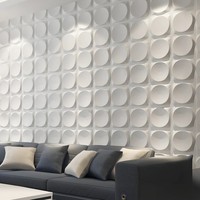 Panel Akustik Tahan Air Modern PVC 3D Panel Dinding Kedap Suara untuk Karavan, Gym, Spa, Dekoratif
