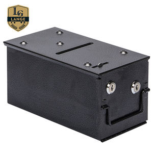 Caja de fichas de póker de Casino, caja de Metal con funda y cerradura - Product Image 1