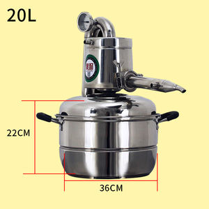 20LHome équipement <span class=keywords><strong>de</strong></span> brassage petits spiritueux blancs distillateur distillateur hydrosol rôti vin <span class=keywords><strong>de</strong></span> fruits auto-brassage soju brandy complet - Product Image 6