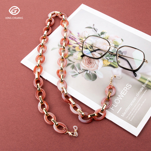 Acrylique <span class=keywords><strong>lunettes</strong></span> de soleil chaîne pour femmes homme mélange couleur <span class=keywords><strong>lunettes</strong></span> chaîne visage masqué collier lanière cou support <span class=keywords><strong>lunettes</strong></span> <span class=keywords><strong>cordon</strong></span> sangle corde - Product Image 6