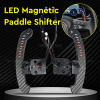Palettes de Changement de Vitesse Magnétiques en Fibre de Carbone à LED pour Audi A1 A2 A3 A4 A5 A8 Q2 Q3 Q4 Q5 Q7 Q8 S1 S3 S4 S5 SQ5 SQ7 SQ8 RS1 RS2 RS3 RS5
