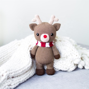 Jolly Handmade Crochet Amigurumi orso crochet bambola Molle Del Bambino Pinguino Giocattolo Animale giocattolo uncinetto per bam - Product Image 5