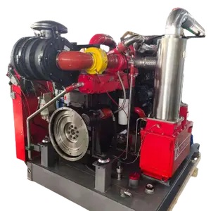 ATEX qualified zone II mine explosion proof diesel engine generator water pump set and air-comperssor set with DNV Skid Frame