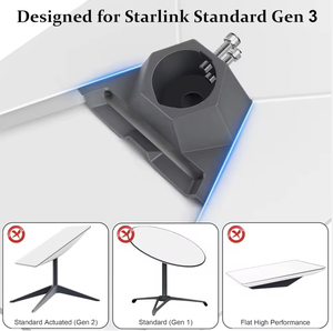 Starlink Gen 3 Plastic Pipe Adapter Mount 1.25-2.5'' Roof Thickened Pole <b>Stand</b> Kit - Product Image 3